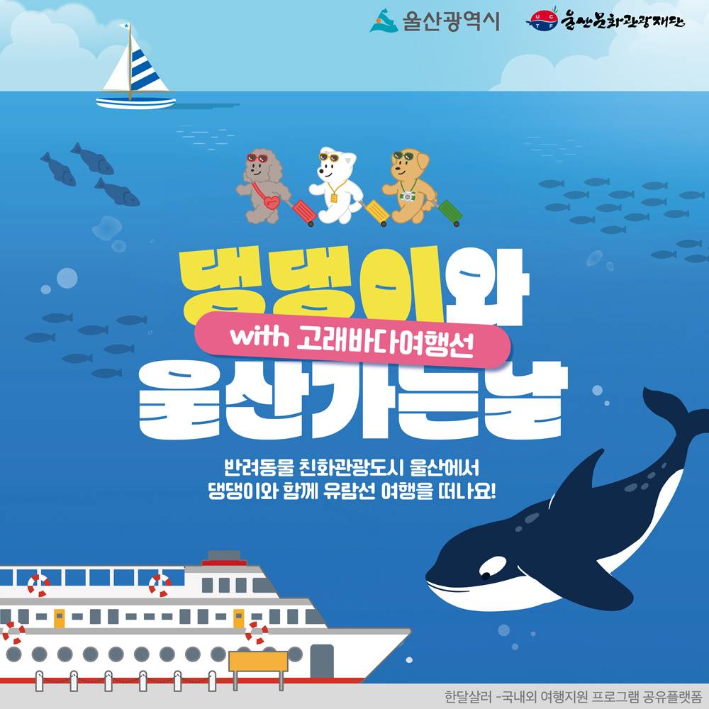 울산 장생포 바다를 댕댕이와 함께하는 투어 (with 고래바다여행선)-썸네일-0