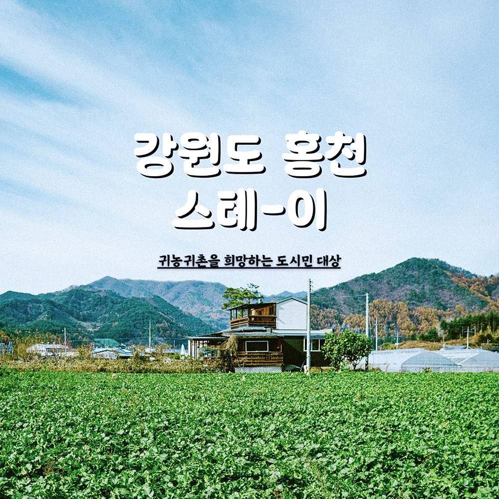 강원 스테이, 홍천 9개월 시골살이 (삼생마을, 용오름마을, 바회마을)-썸네일-0