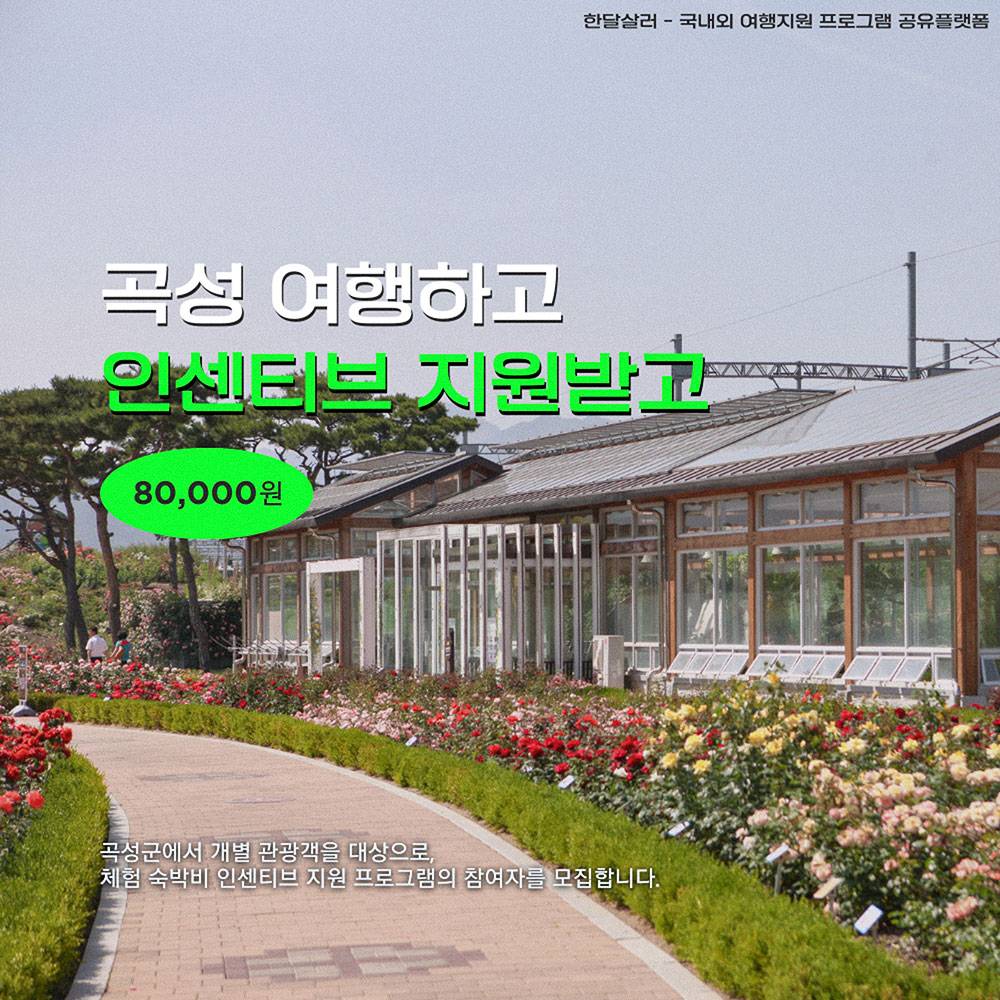 2025 곡성 개별관광객 인센티브 여행지원금, 여행할 때 곡성어때 (선착순)-썸네일-0