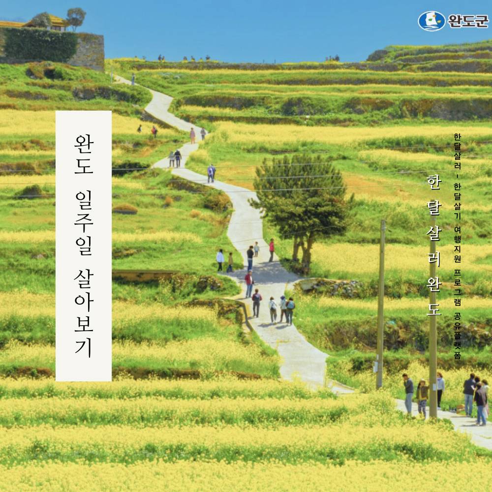 완도에서 한 달 여행하기 1차 참가자 모집 (남도 일주일살기 2025년)-썸네일-0