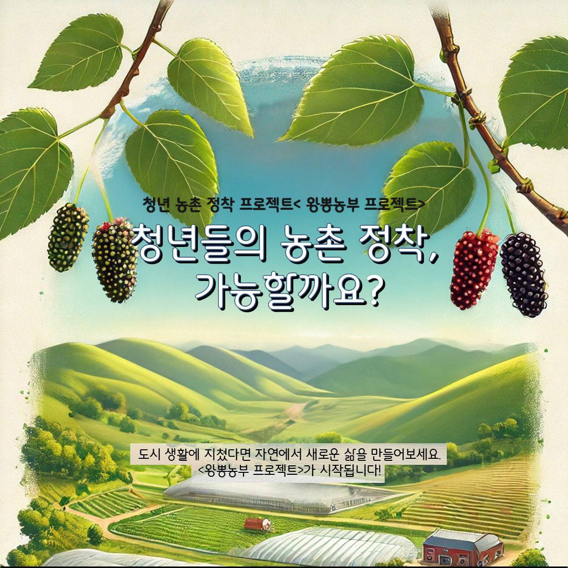 청년들의 부안 농촌 정착 <왕뽕농부 프로젝트>-썸네일-0
