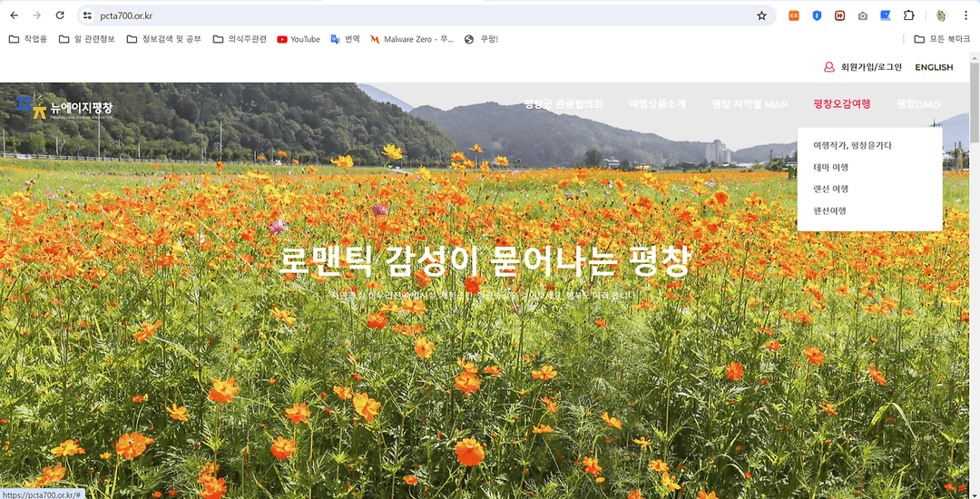 첫번째 시도, 평창군의 여행지원 프로그램 '평창스테이'