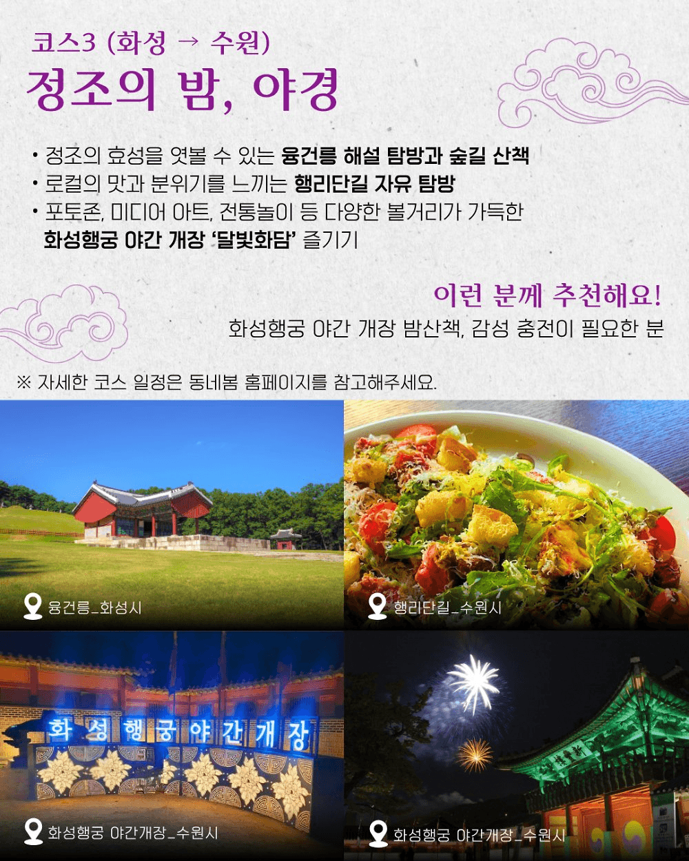 정조의 도시 수원×화성 특별여행 - 정조의 꿈, 이산시티투어