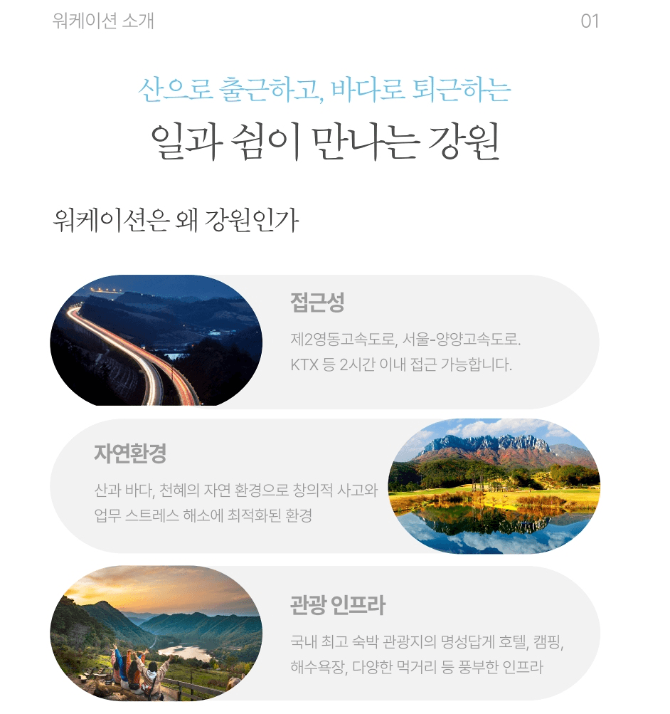 특별하게 즐기는 2025 강원 관광  워케이션 숙소 레저 할인