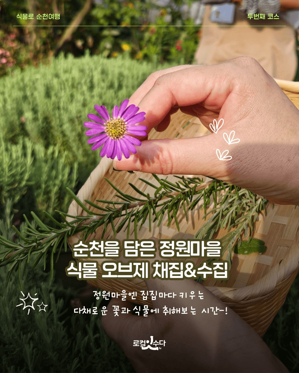 [유료] 정원마을 투어하고 식물부케 만들기 - 식물로 순천 여행