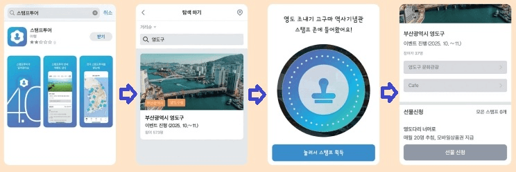 2025 부산 영도구 모바일 스탬프 투어