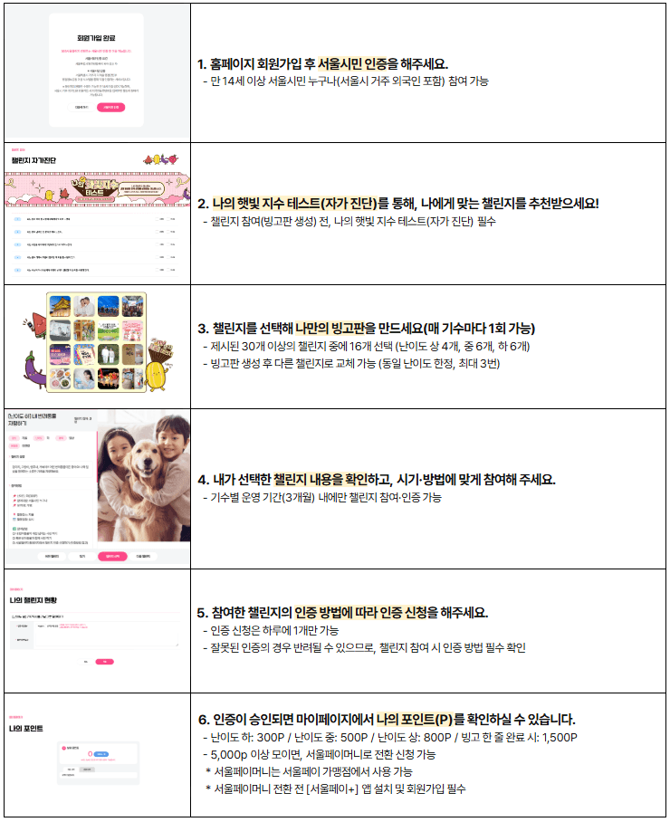 365 해보자 서울 챌린지 2기 (선착순)