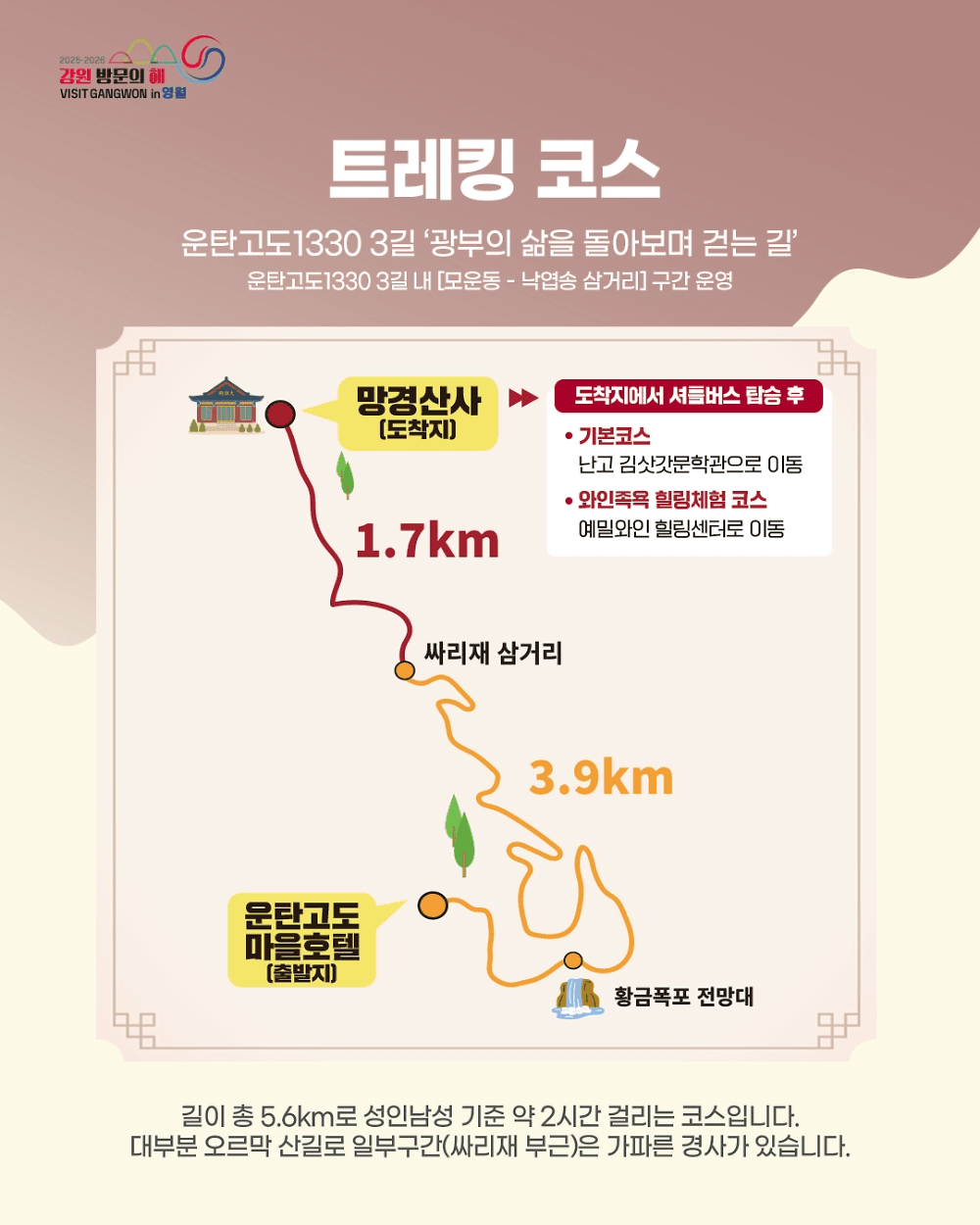 운탄고도1330 테마 트레일 페스티벌 영월편 (선착순)