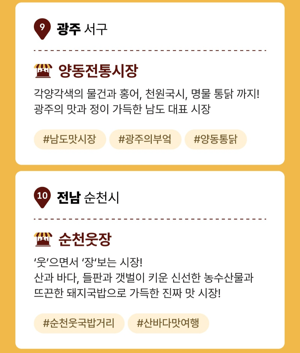 K-관광마켓 10선 어워드