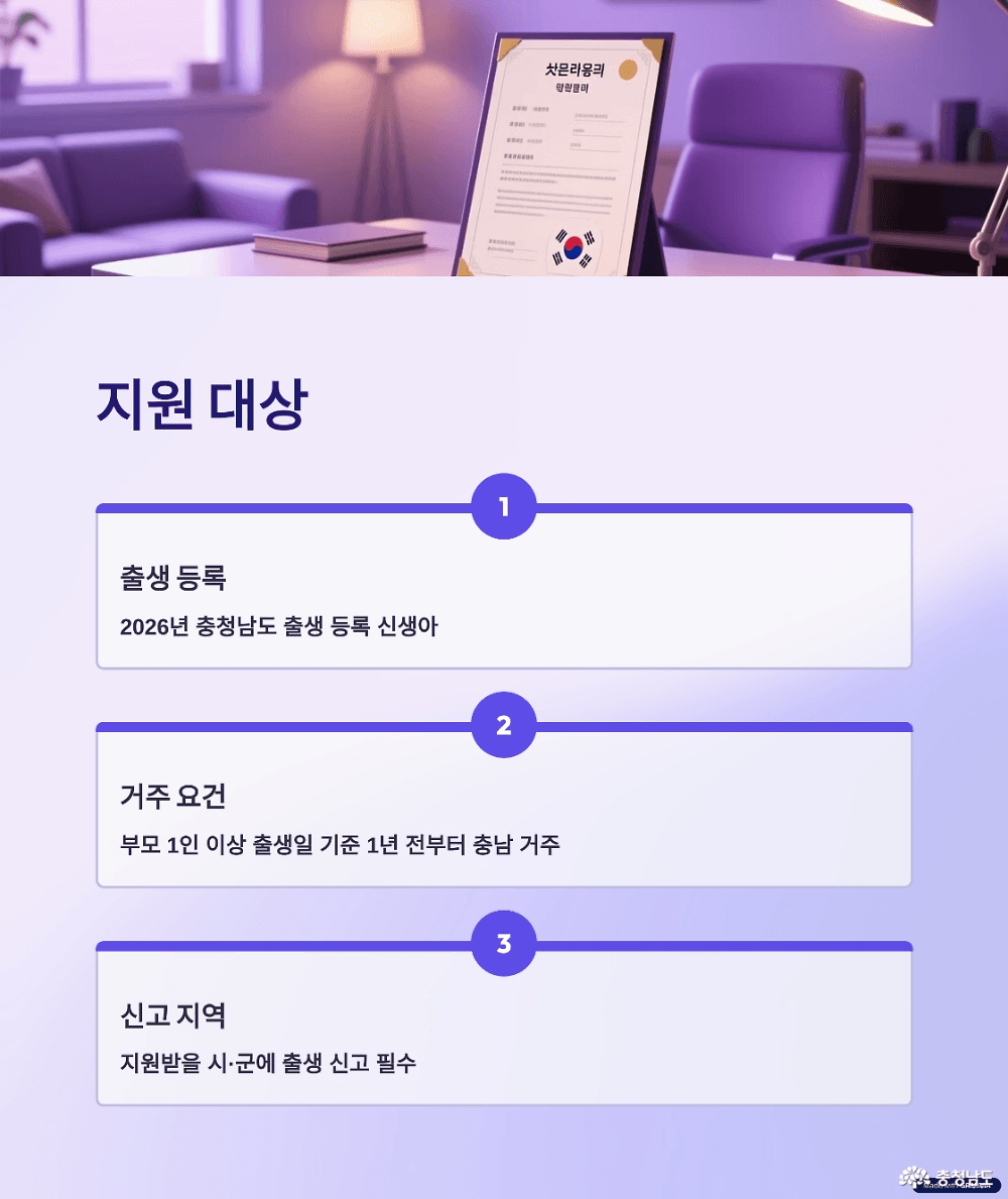 충청남도 영유아 교통안전용품 지원