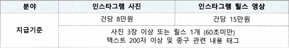 서울 중구 인플루언서 2기 모집