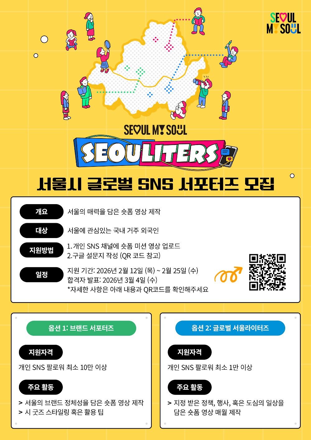 2026 서울 글로벌 SNS 서포터즈 모집