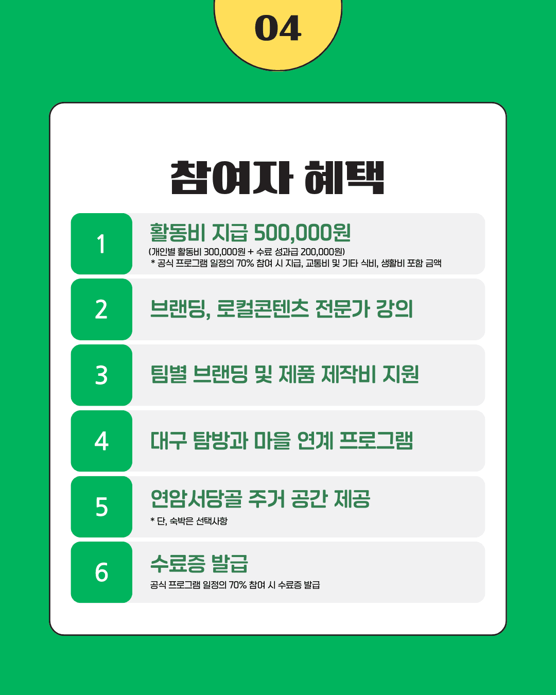 대구 살아보기 | 대굴대굴 대구온나 로컬벤처 1차