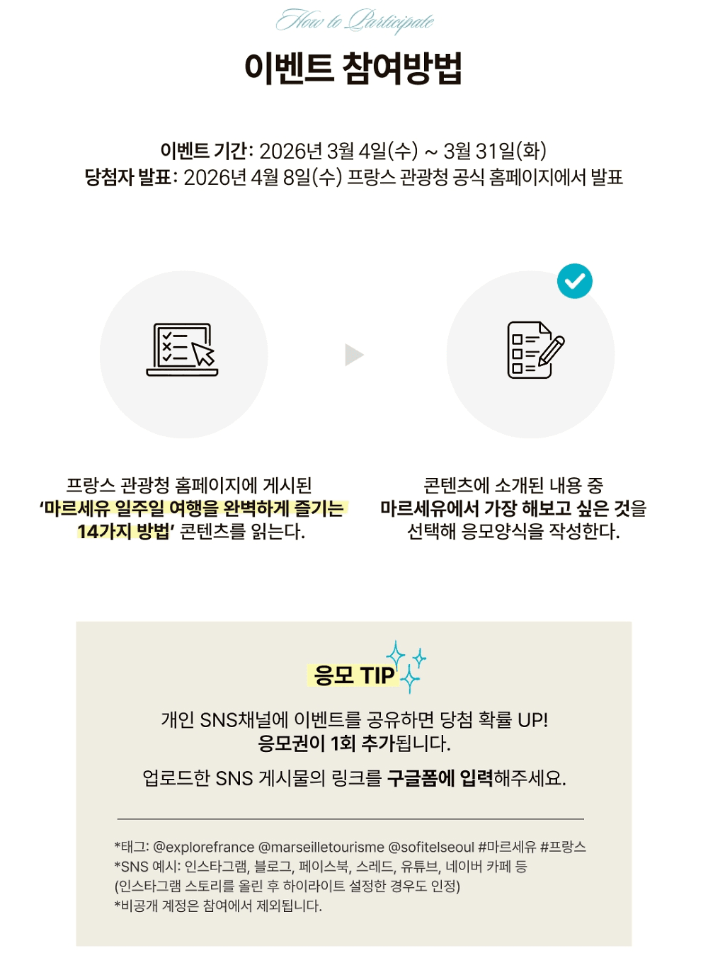 프랑스 마르세유 여행권 이벤트 (항공권 호텔 시티패스)