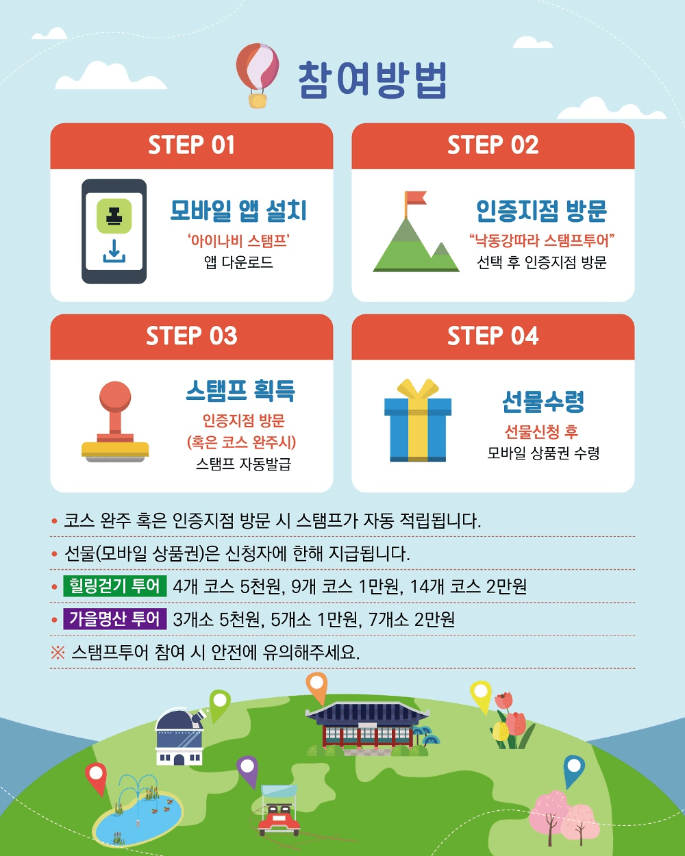 2026 부산 낙동강따라 모바일 스탬프투어 (선착순)