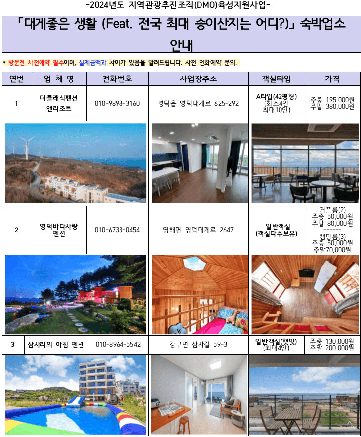 (선착순-조기모집종료되었습니다) 영덕 대게좋은 생활 5회차 참가자 모집 (feat.전국 최대 송이산지는 어디?) 