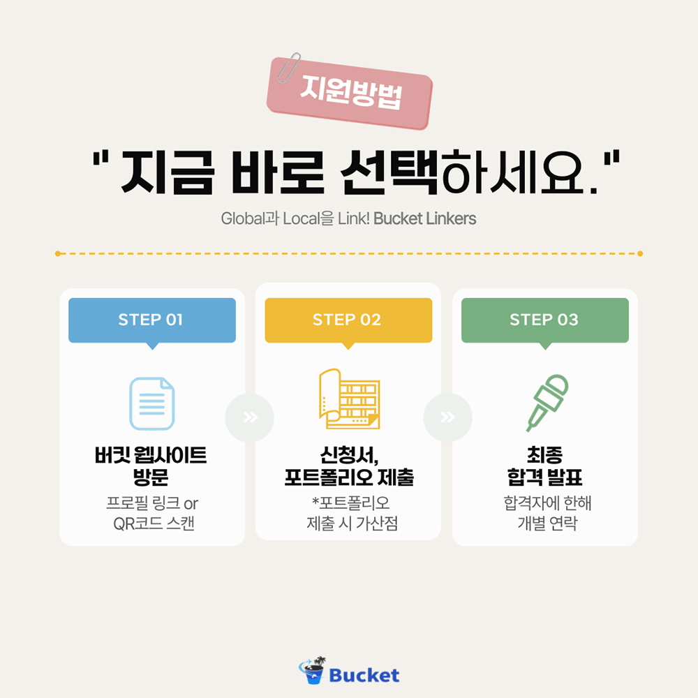 제주,전주 버킷링커즈 1기 <3주 만에 크리에이터 되기>