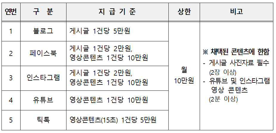 부안군 SNS 축제 서포터즈 5기 모집