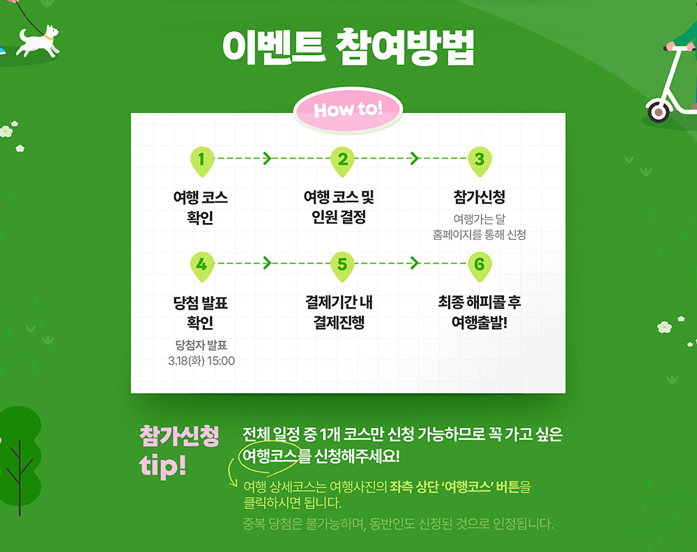 2.5만원으로 소도시 여행 떠나는 방법 (여행으로컬, 3월 여행가는 달, 추첨제)