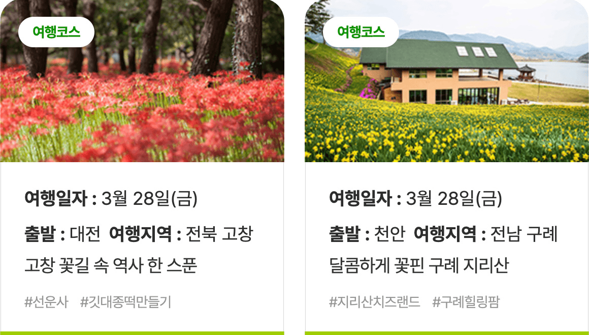 2.5만원으로 소도시 여행 떠나는 방법 (여행으로컬, 3월 여행가는 달, 추첨제)