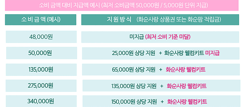 2025 화사로와 화순 - 여행비용의 50% 지원 (화순군 출향인 대상) - 조기 모집종료