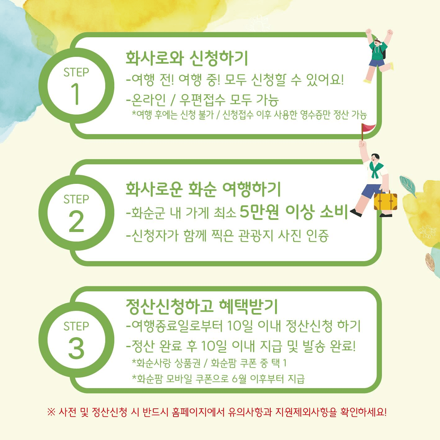 2025 화사로와 화순 - 여행비용의 50% 지원 (화순군 출향인 대상) - 조기 모집종료