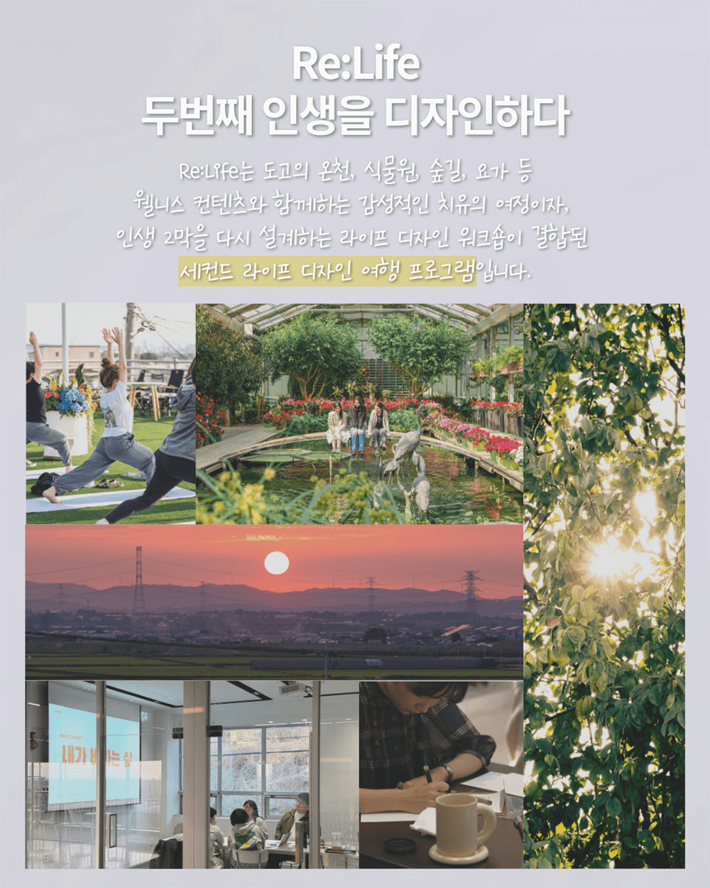 [유료] 중장년 대상 여행 프로그램, 삶의 다음 장을 여는 아산 'Re:Life' (DOGO온천)