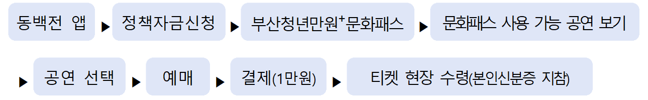 2025년 부산청년만원+문화패스 : 문화공연 관람 지원 (선착순)
