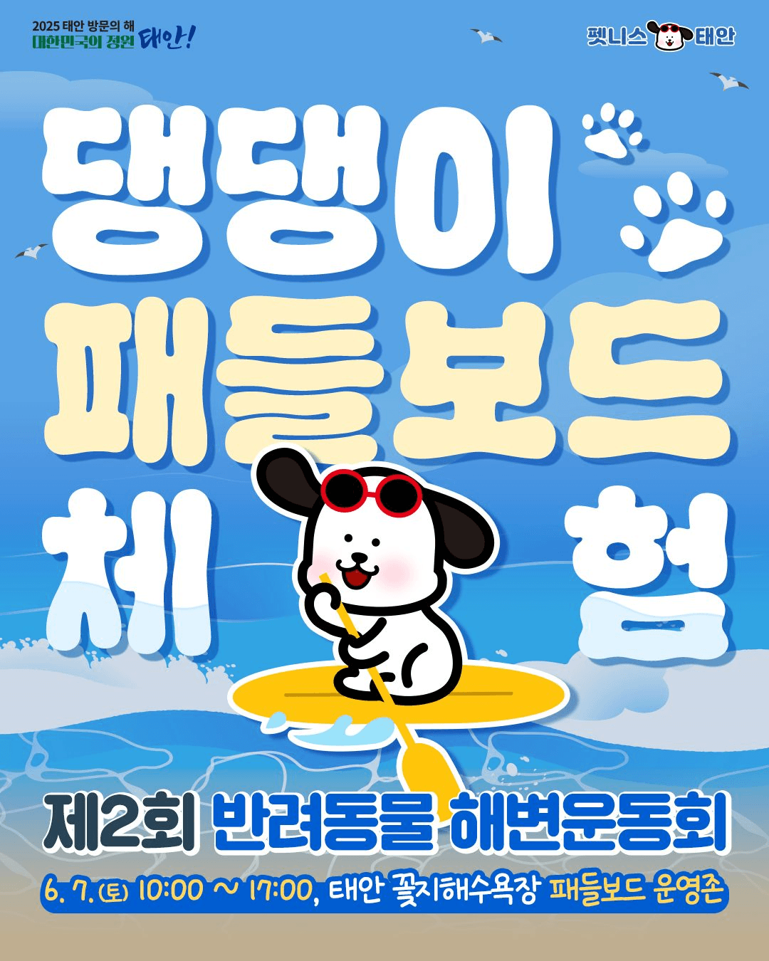 (선착순) 2025 펫니스태안 미션투어 2차 - 반려동물과 함께 여행하고 지원금 받기!