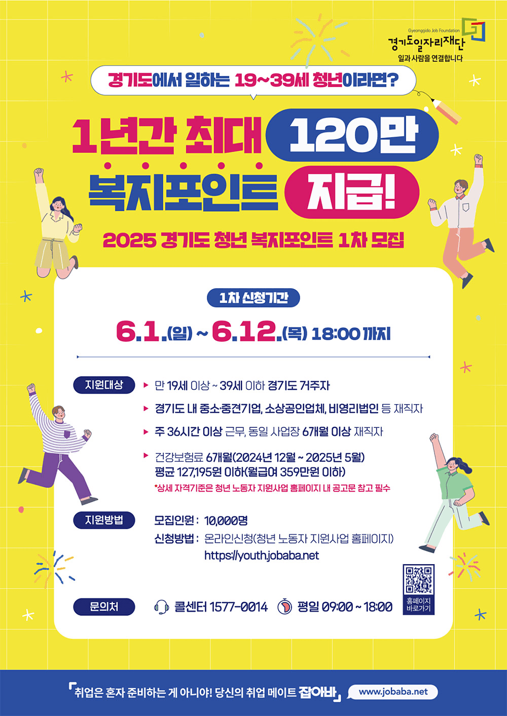 2025 경기도 청년 복지포인트 1차 지원자 모집