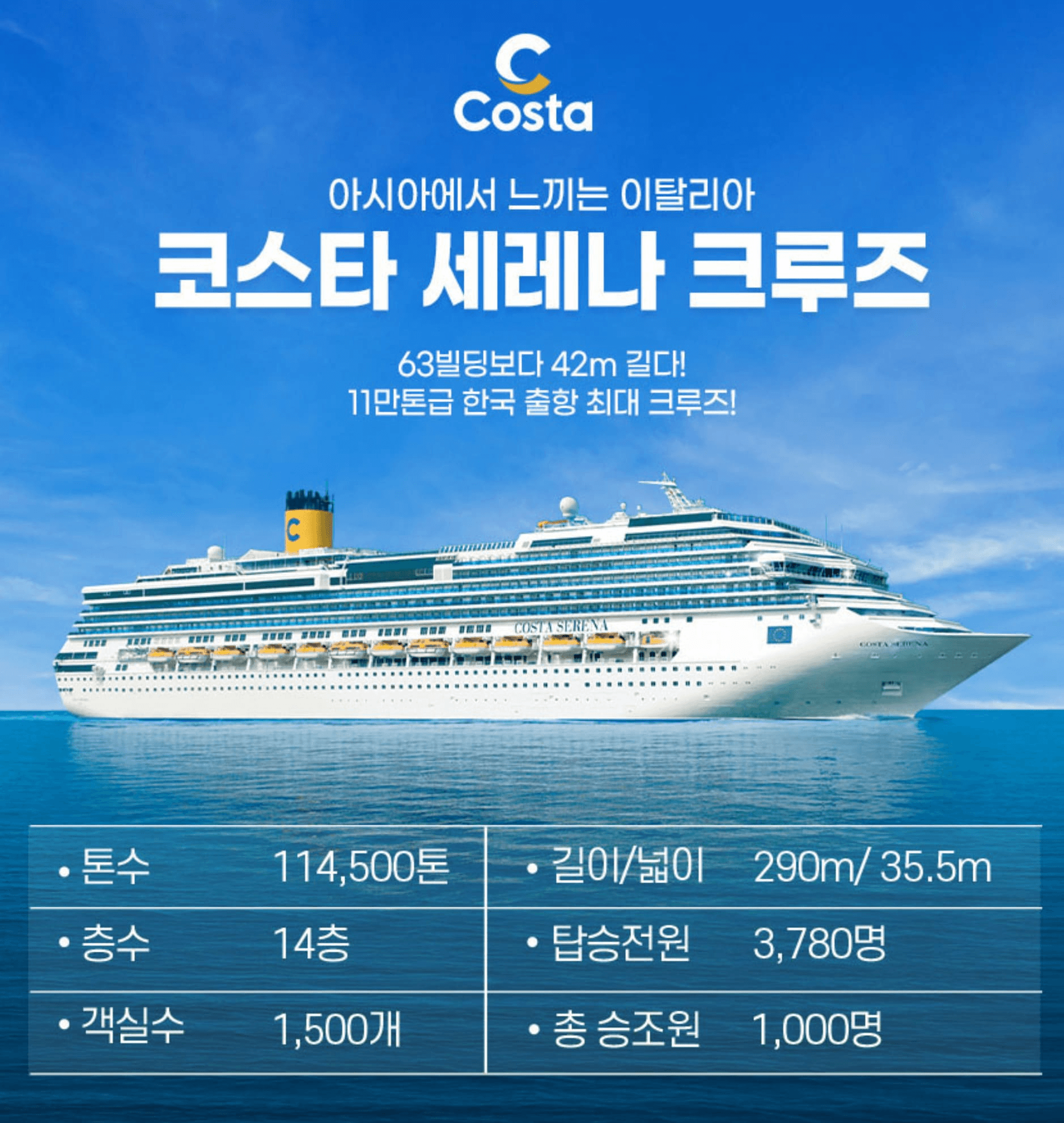 일본 7박 8일 국제크루즈 체험단 모집 (추첨제)