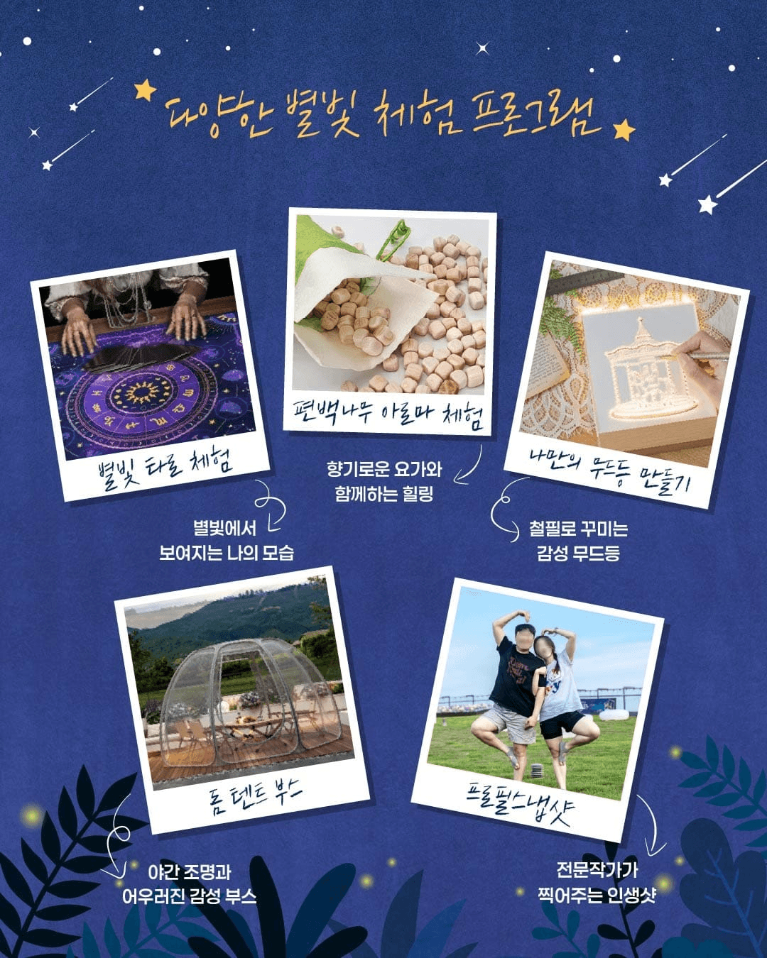 강원 태백·홍천 별빛이 내리는 요가 (선착순)