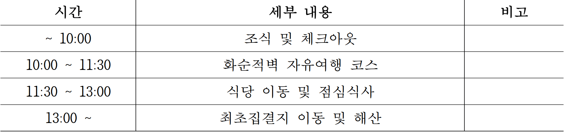 이름으로 만나는 여행 '나는 화순입니다' 프로젝트