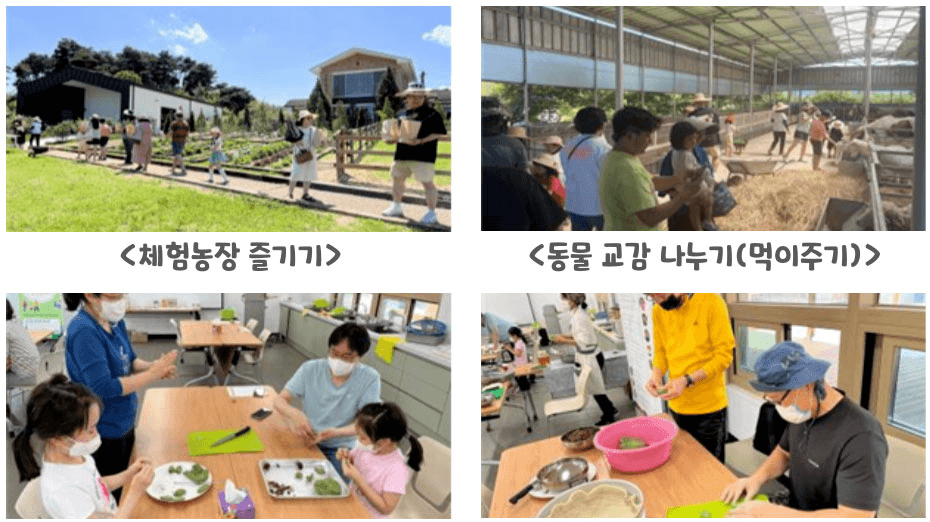 상주 서울농장 2박 3일 가족체험 참여자 모집