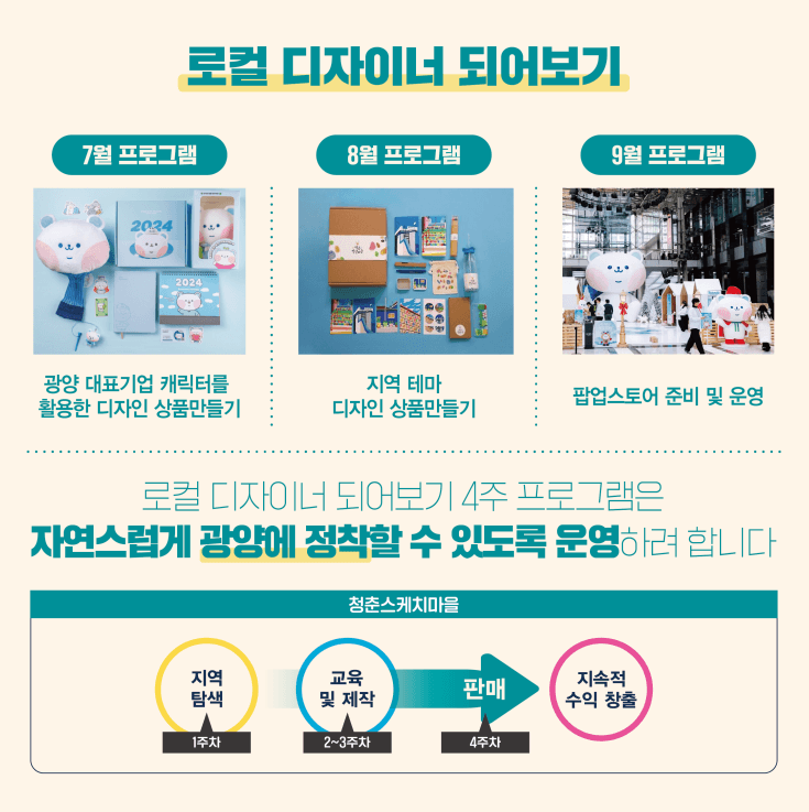 청년 디자이너의 한달살기 로컬라이프 (광양 청춘스케치마을)