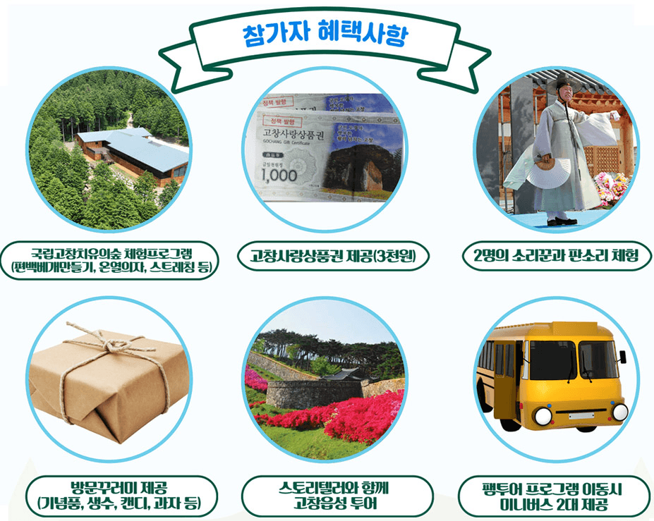 고창의 숲과 소리를 체험하는 당일치기 웰니스 팸투어 - 치유여행