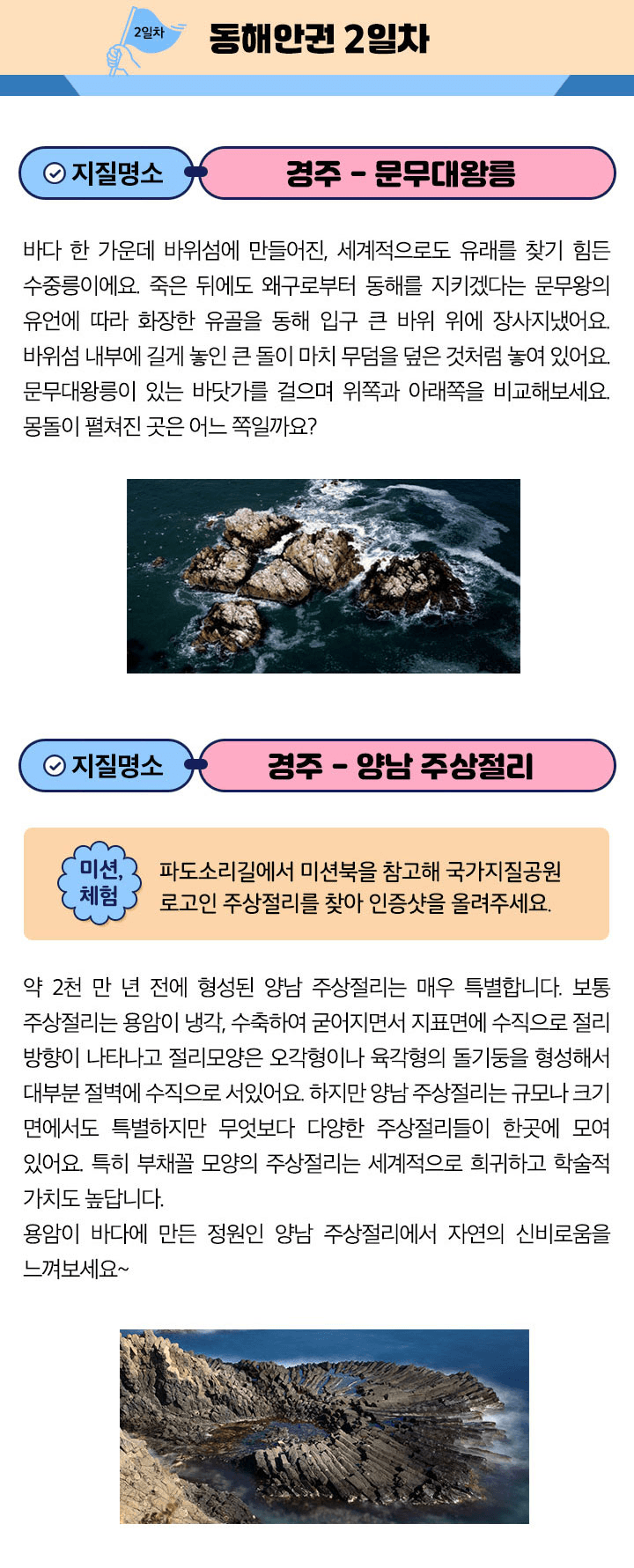 포항, 경주, 영덕, 울진 3박4일 탐방하기 (2024 경상북도 지질대장정 동해안권)