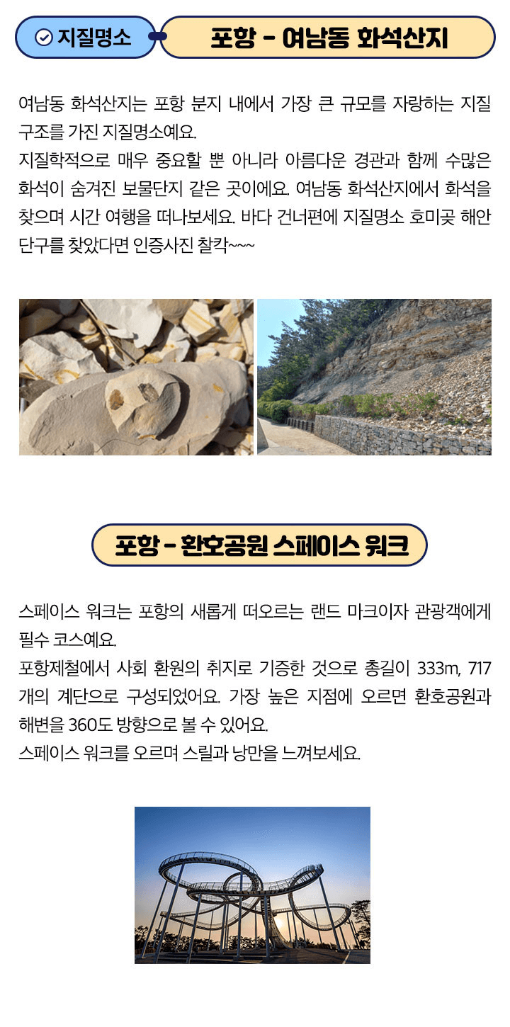 포항, 경주, 영덕, 울진 3박4일 탐방하기 (2024 경상북도 지질대장정 동해안권)