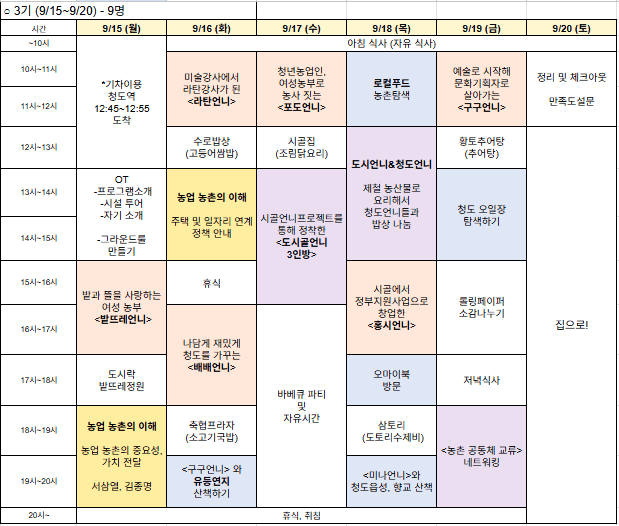 청도에서 시작하는 새로운 로컬스토리 (시골언니 프로젝트 2025)