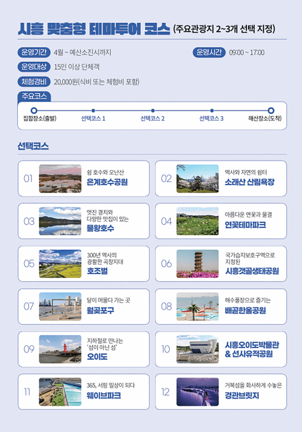 시흥 여행 매력을 한눈에! I SEE 興! 시흥시티투어