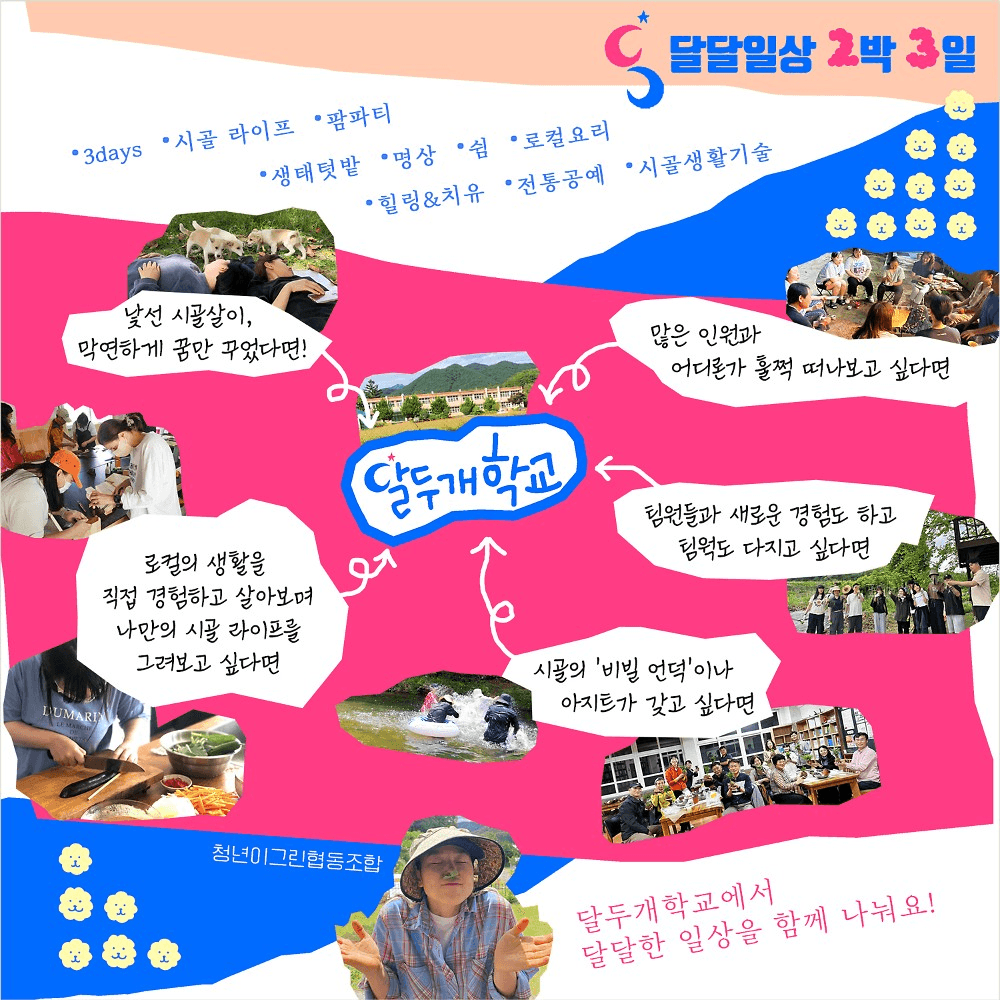 상주 여행 2박3일 농촌 체험 (달두개학교 달달일상)