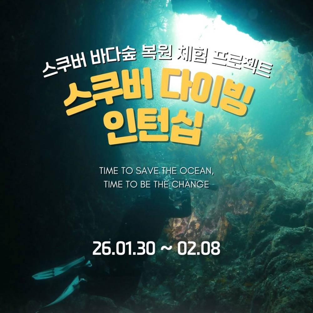 영덕 울진 스쿠버다이빙 인턴십 참가자 모집 | 영덕 일주일살기-썸네일-0