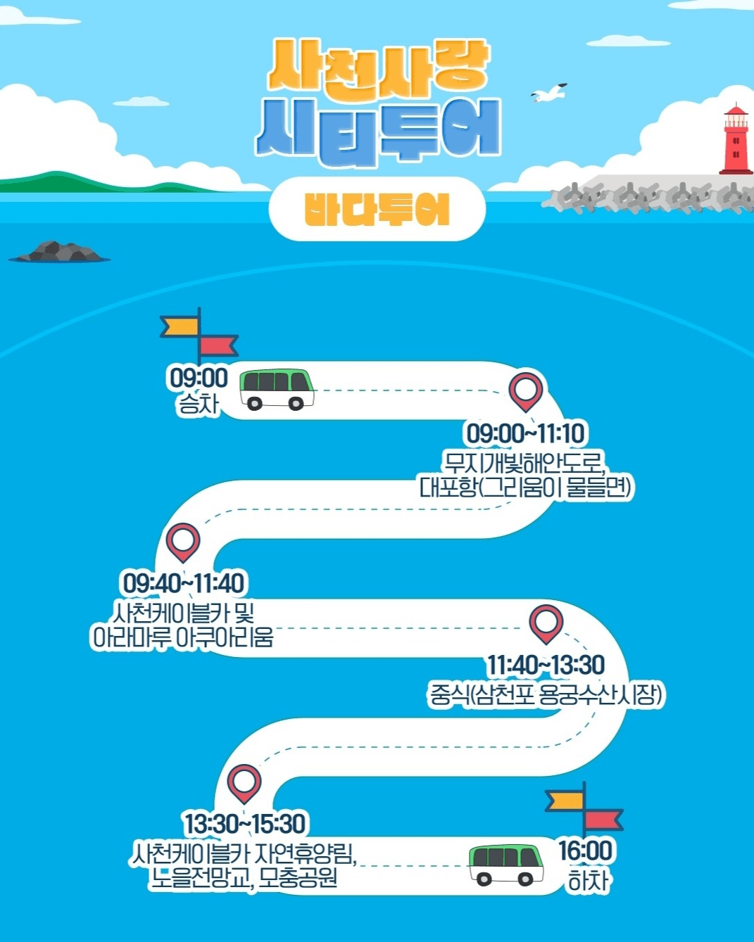 사천 시티투어 : 역사 체험 그리고 밤하늘까지 만나는 테마투어 (선착순)