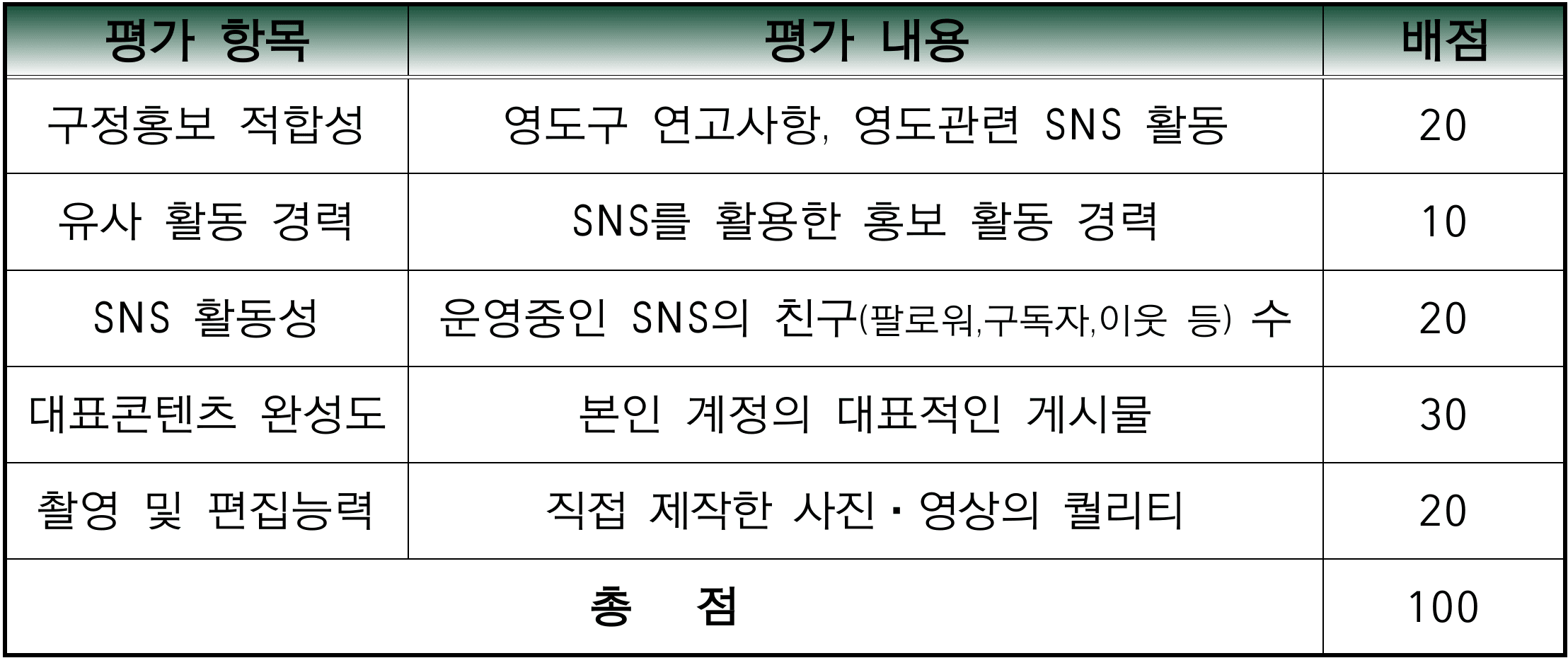 부산광역시 영도구 SNS 서포터즈 YOUNG도 인싸 모집