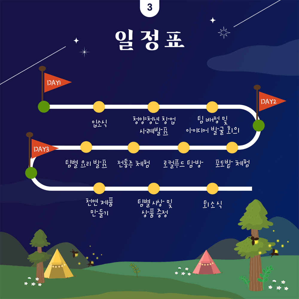 청양 2박 3일 촌캉스, 로컬창업힐링투어 4~5기 모집 (선착순)