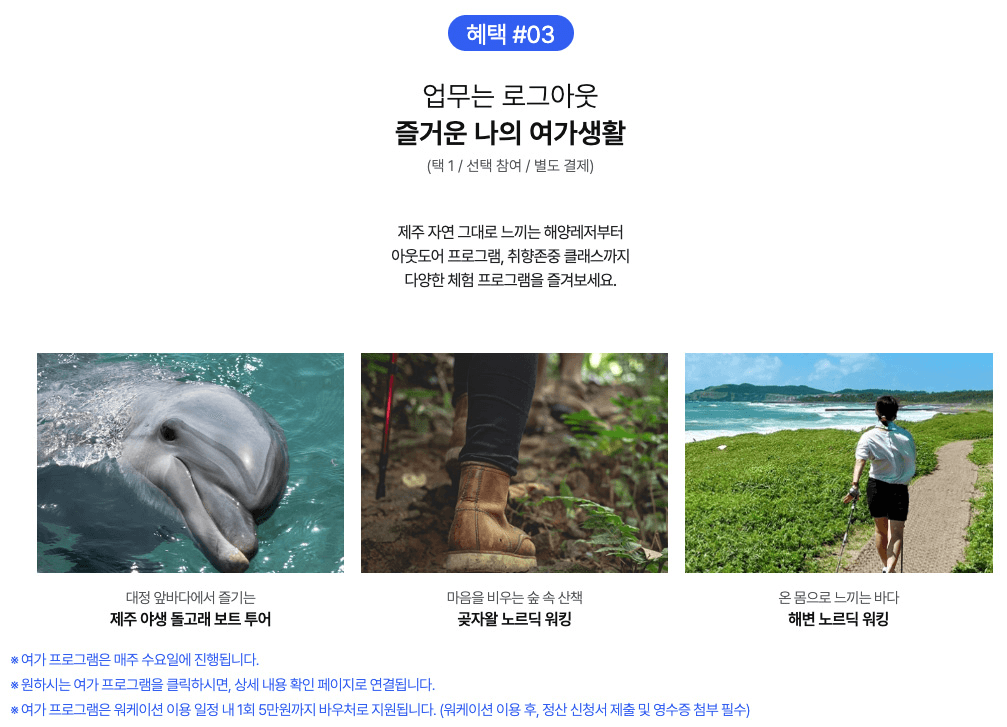 (선착순-2차) 제주 스페이스모노 워케이션 4박 5일 바우처 제공