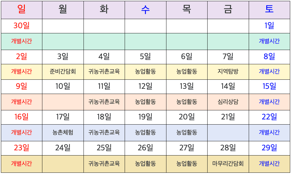 삼척 미로정원마을 살아보기 1기 (농촌살아보기)